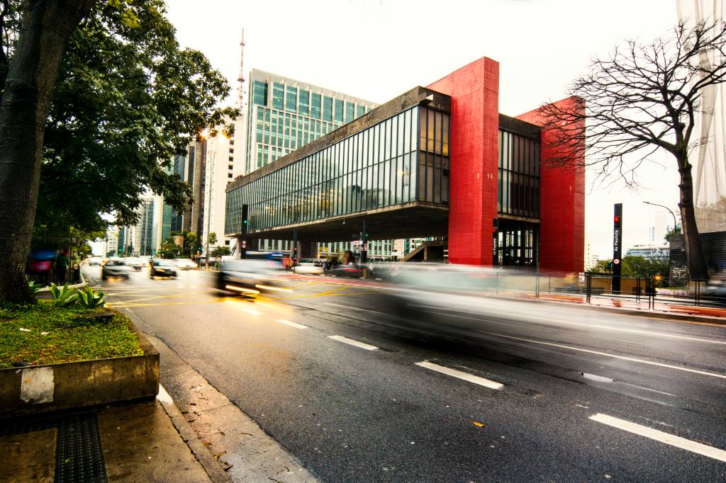 Prédio do MASP, na Avenida Paulista, São Paulo foto de 2015