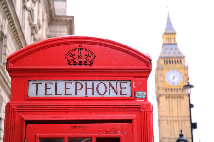 Cabine telefônica Londres