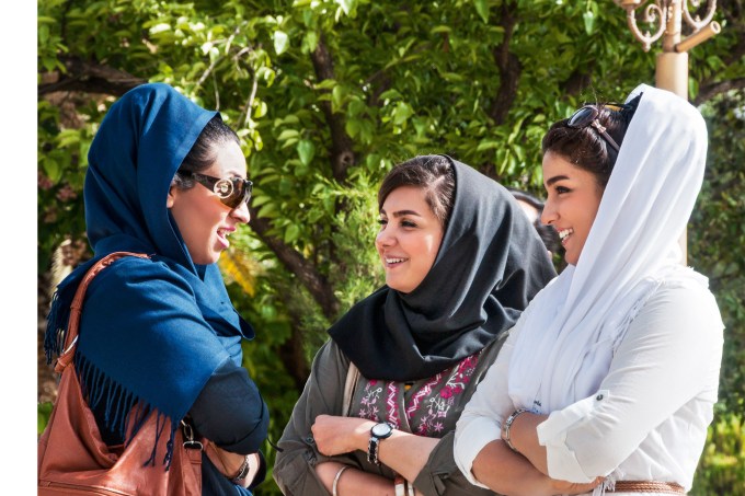 Mulheres em Shiraz, no Irã