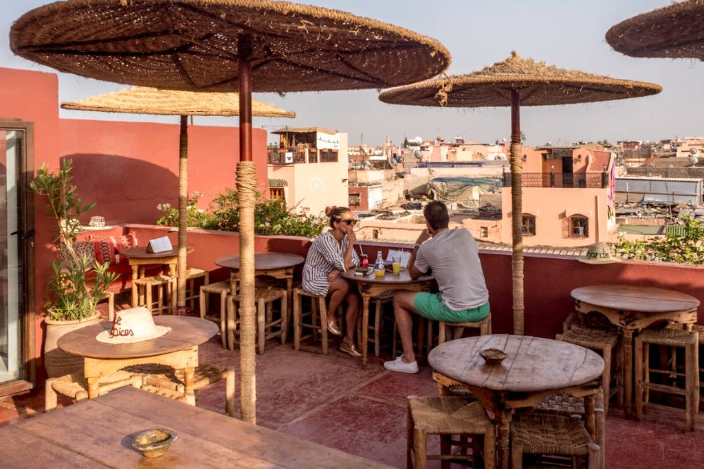 O rooftop do Cafe des Epices: bela surpresa