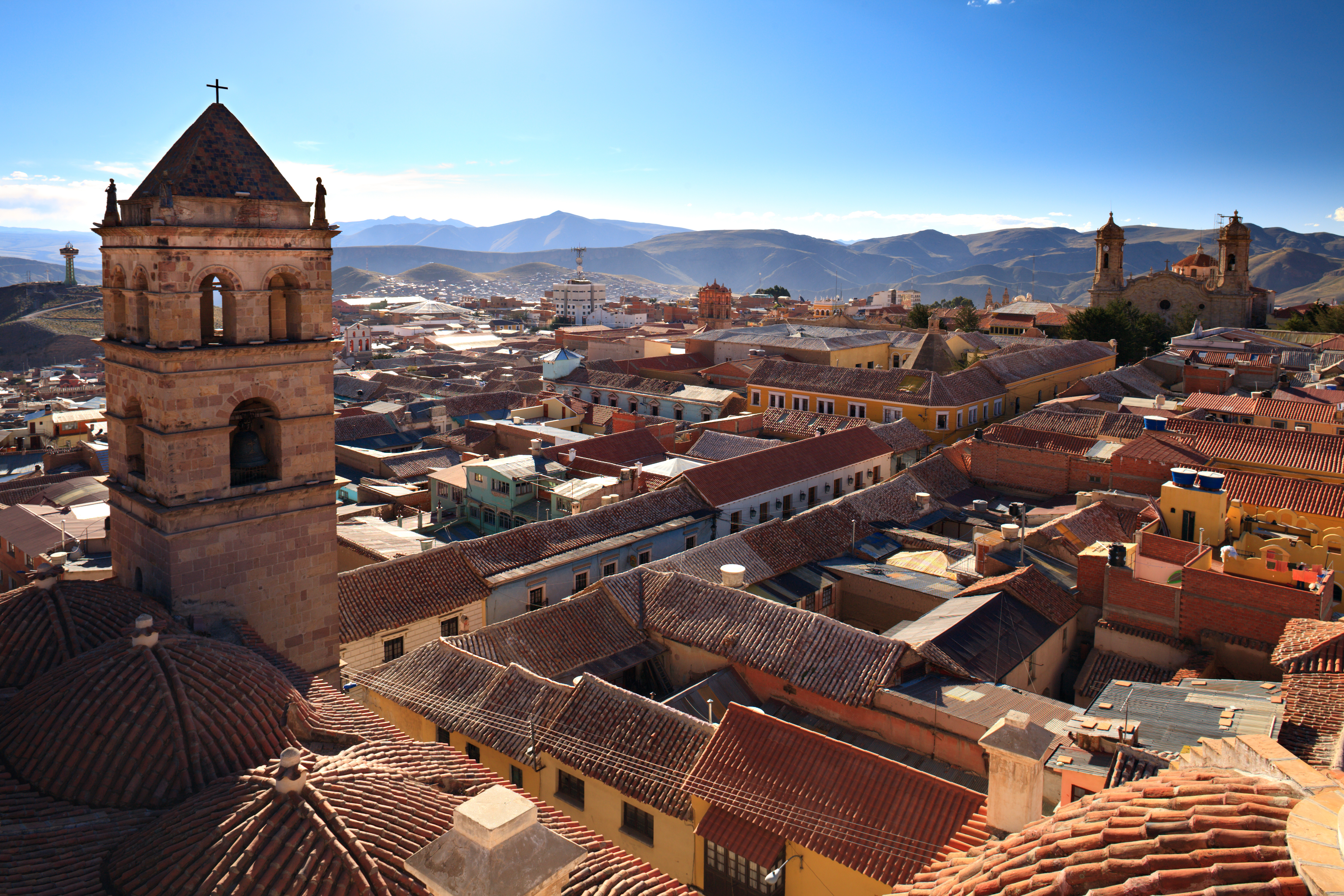 Potosi na Bolivia Rooftops