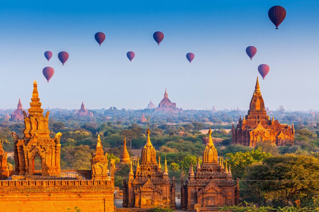 Templos em Bagan, Myanmar