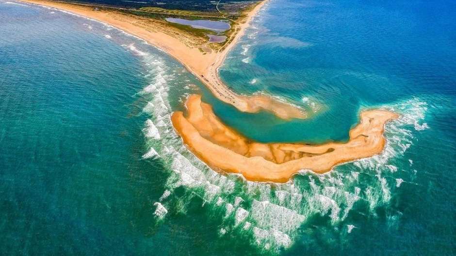 Ilha Conchuda na Carolina do Norte, Estados Unidos