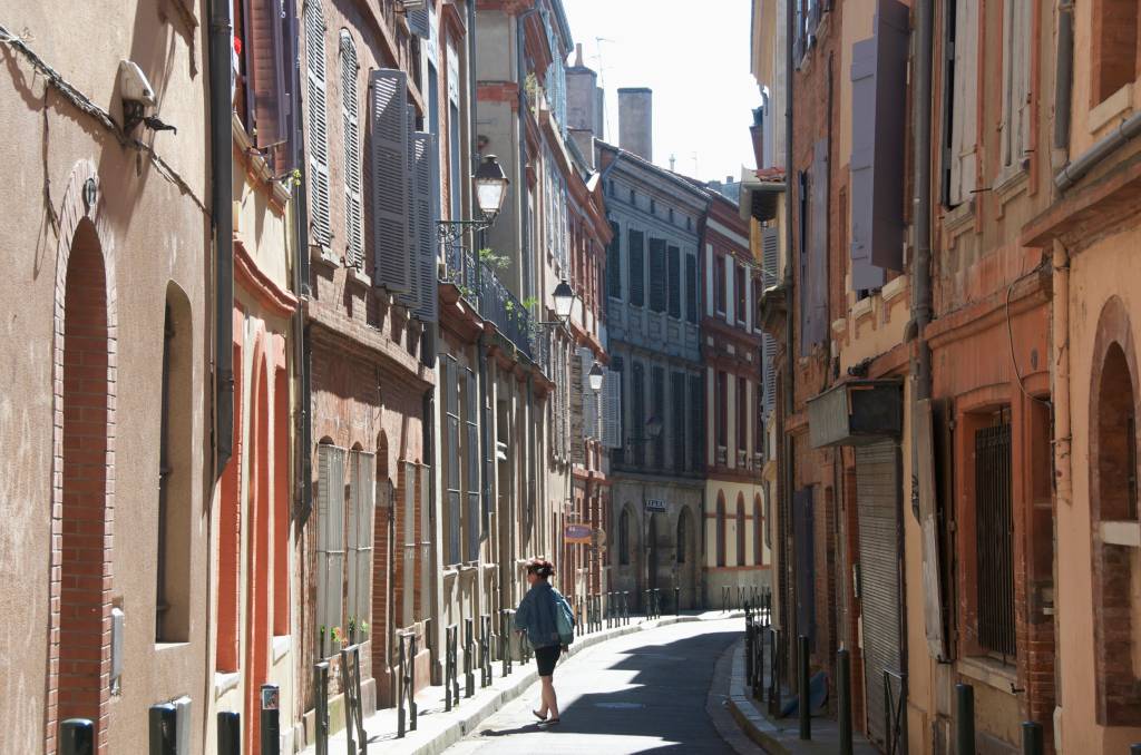 Ruas de Toulouse, Haute-Garonne, na França