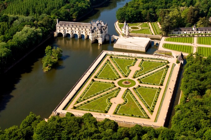 Chateau de Chenonceau com a Renaissance na França