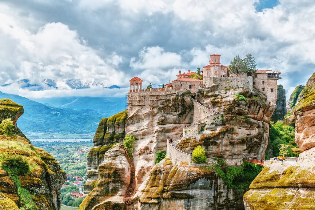 Mosteiro em Meteora, na Grécia