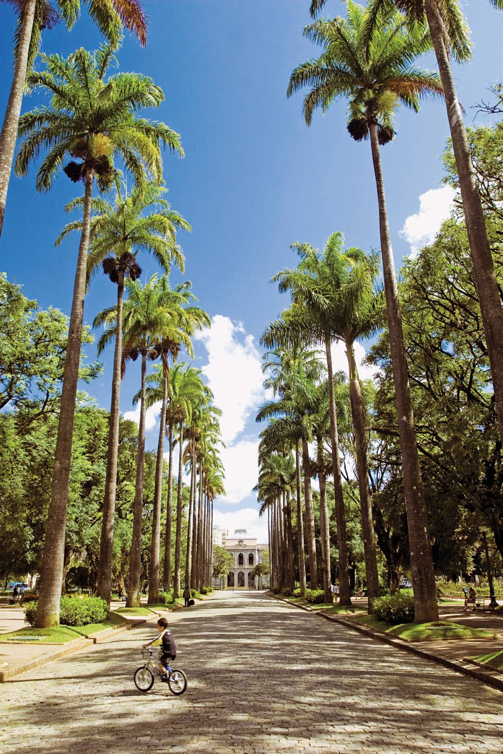 A praça da liberdade em Belo Horizonte