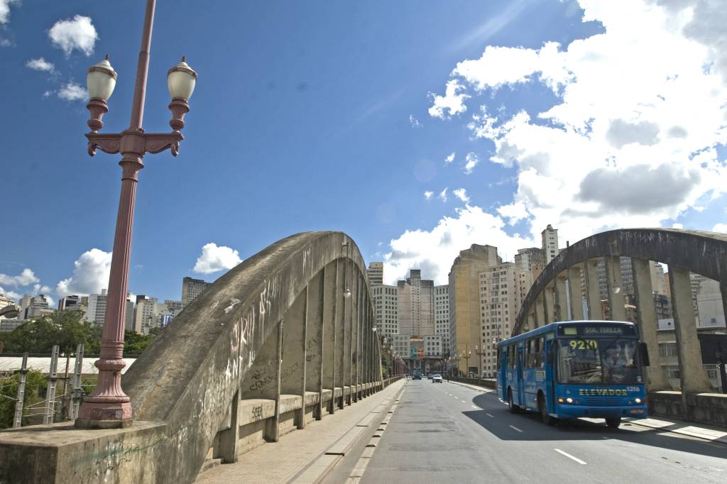 Viaduto Santa Tereza, no Bairro de Santa Tereza.