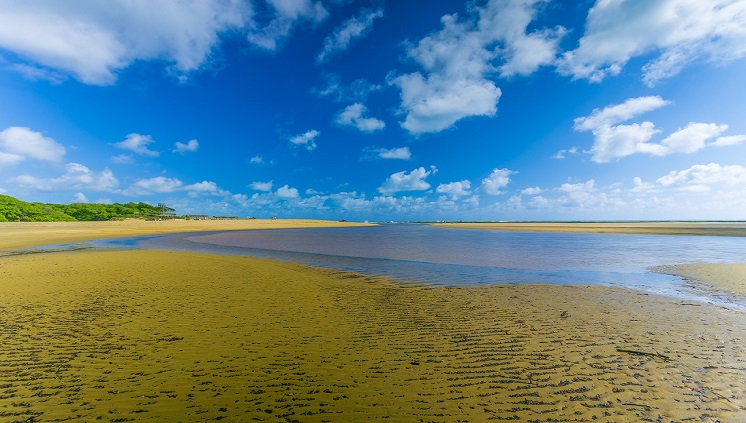 Barra de Camaratuba: sossego no extremo norte do litoral paraibano. Crédito: