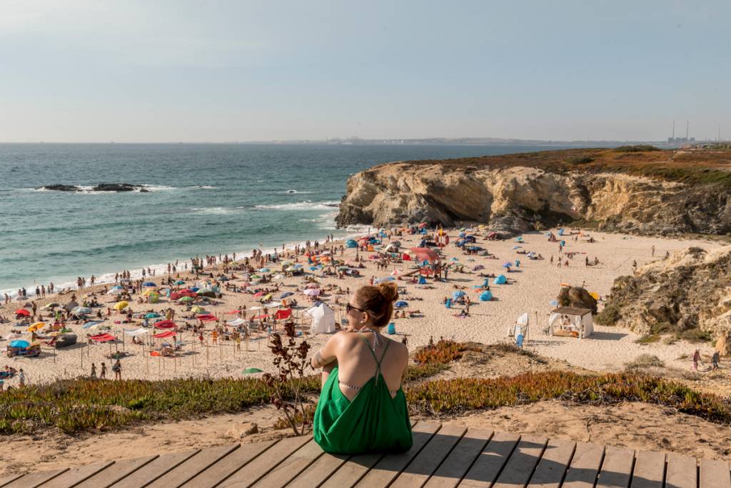 A Praia Grande: mais ampla e pertinho do centro