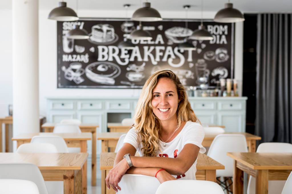 A bodyboarder Ana Adão, uma das donas