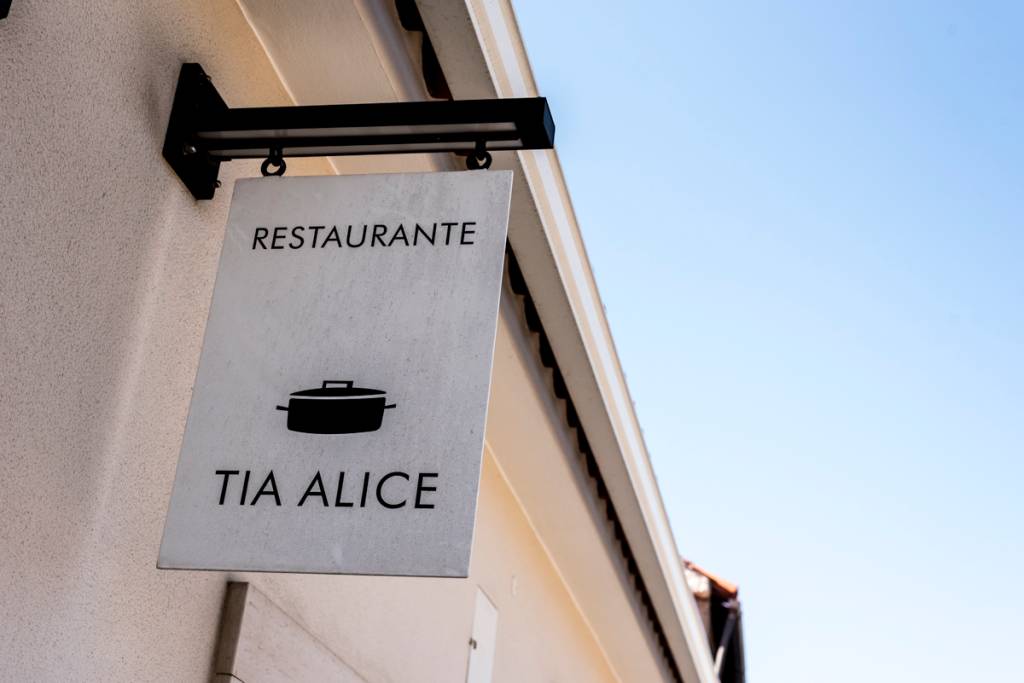 A fachada do restaurante: templo de boa comida