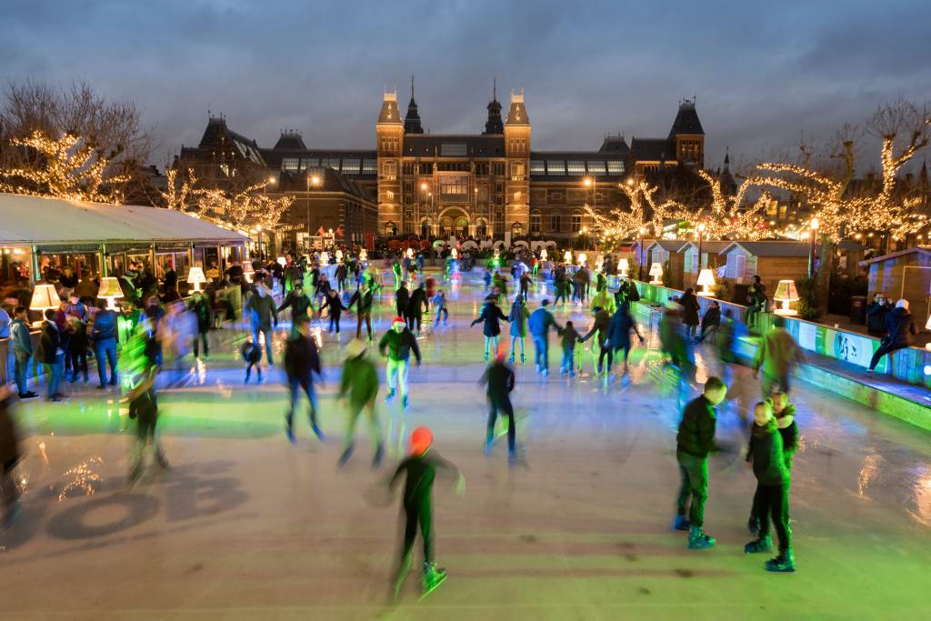 Pista de patinação na Museumplein