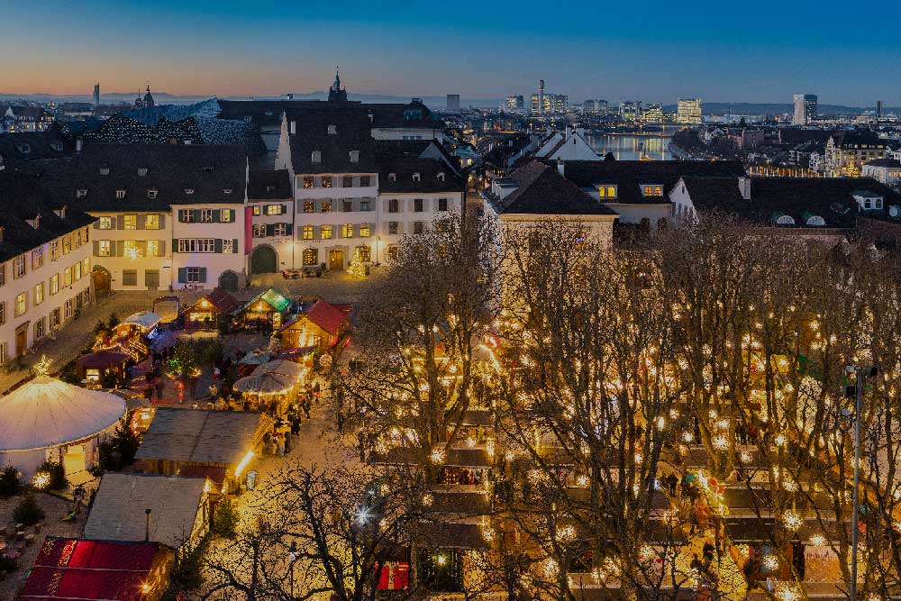 A Münsterplatz no clima de Natal