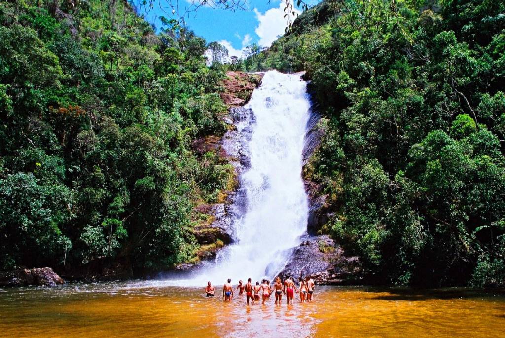 Cachoeira de Sto Izidro no Parque Nacional da Serra da Bocaina