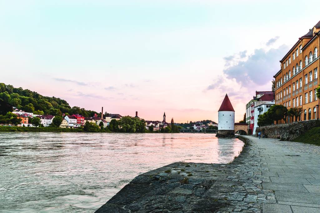 A beira-rio de Passau
