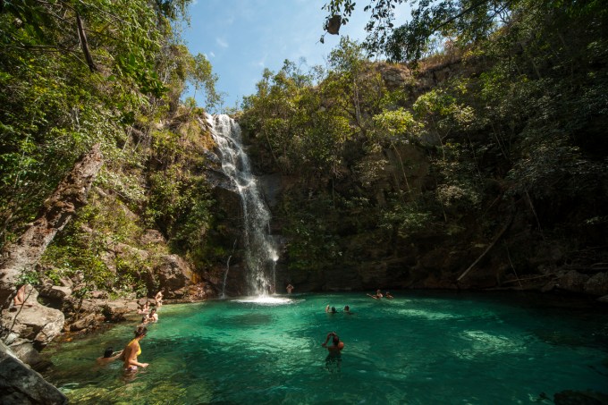 Cachoeira Santa Barbara, Goiás, Chapada dos Veadeiros, Cavalcante