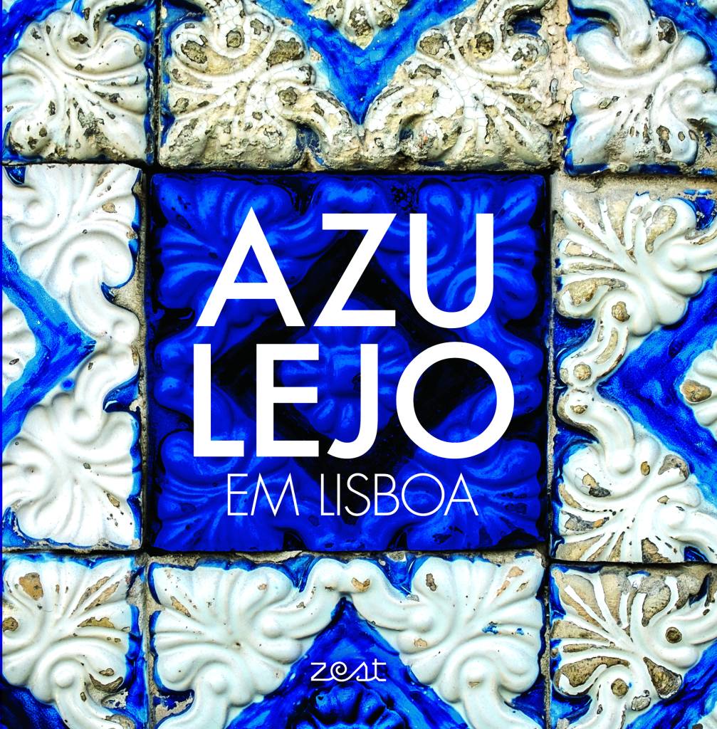 A capa do livro: bela curadoria dos mais bonitos azulejos da cidade