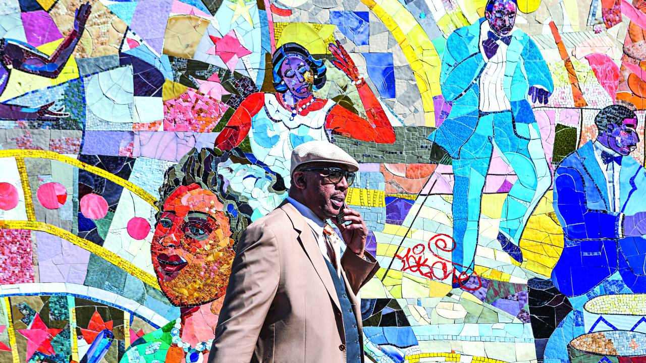 Mosaico da Frederic Douglass Boulevard