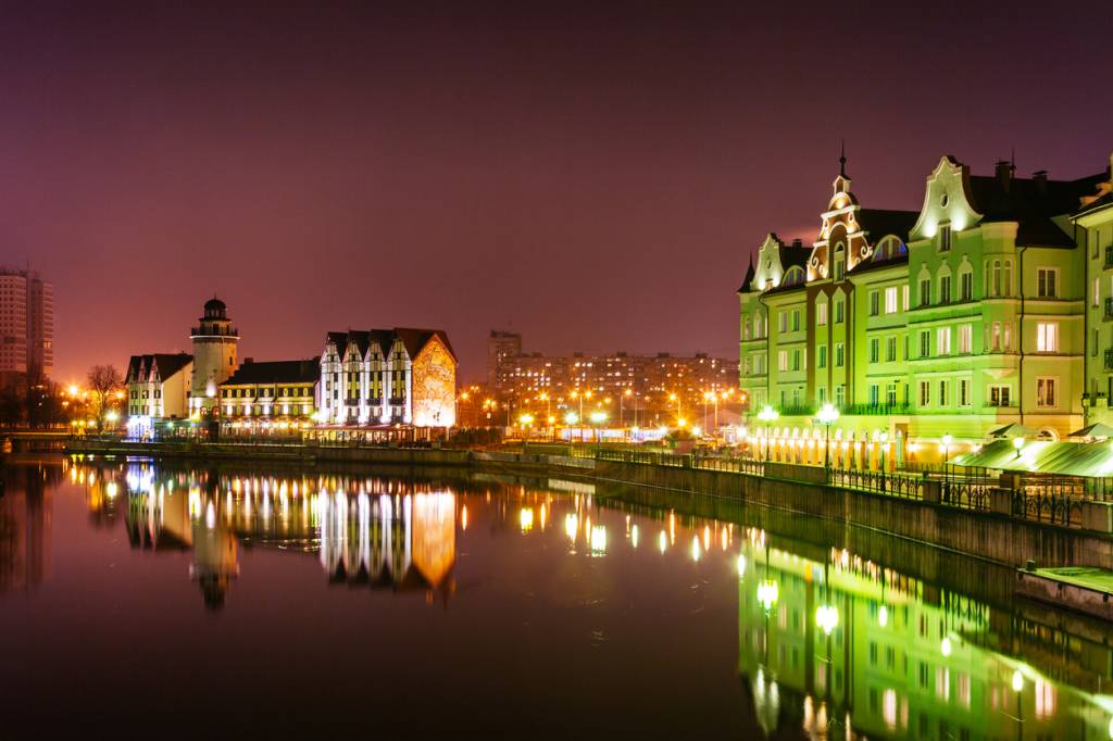 Kaliningrado á noite 