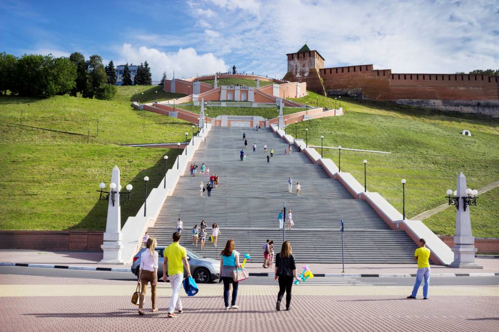 Escadaria Chkalov, Nizhny Novgorod