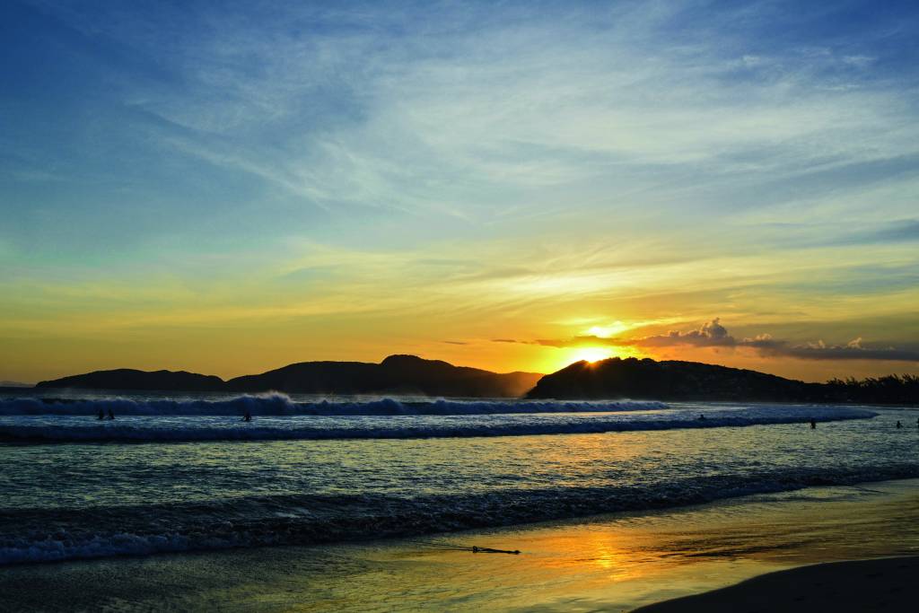 Pôr do sol na praia de Geribá, Búzios Pôr do sol na praia de Geribá, Búzios