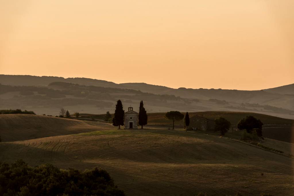 Cappella della Madonna di Vitaleta: postal incontornável