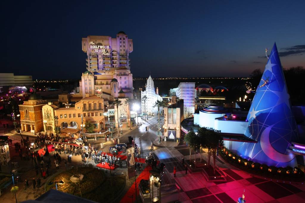 Vista aérea do Disney Hollywood Studios
