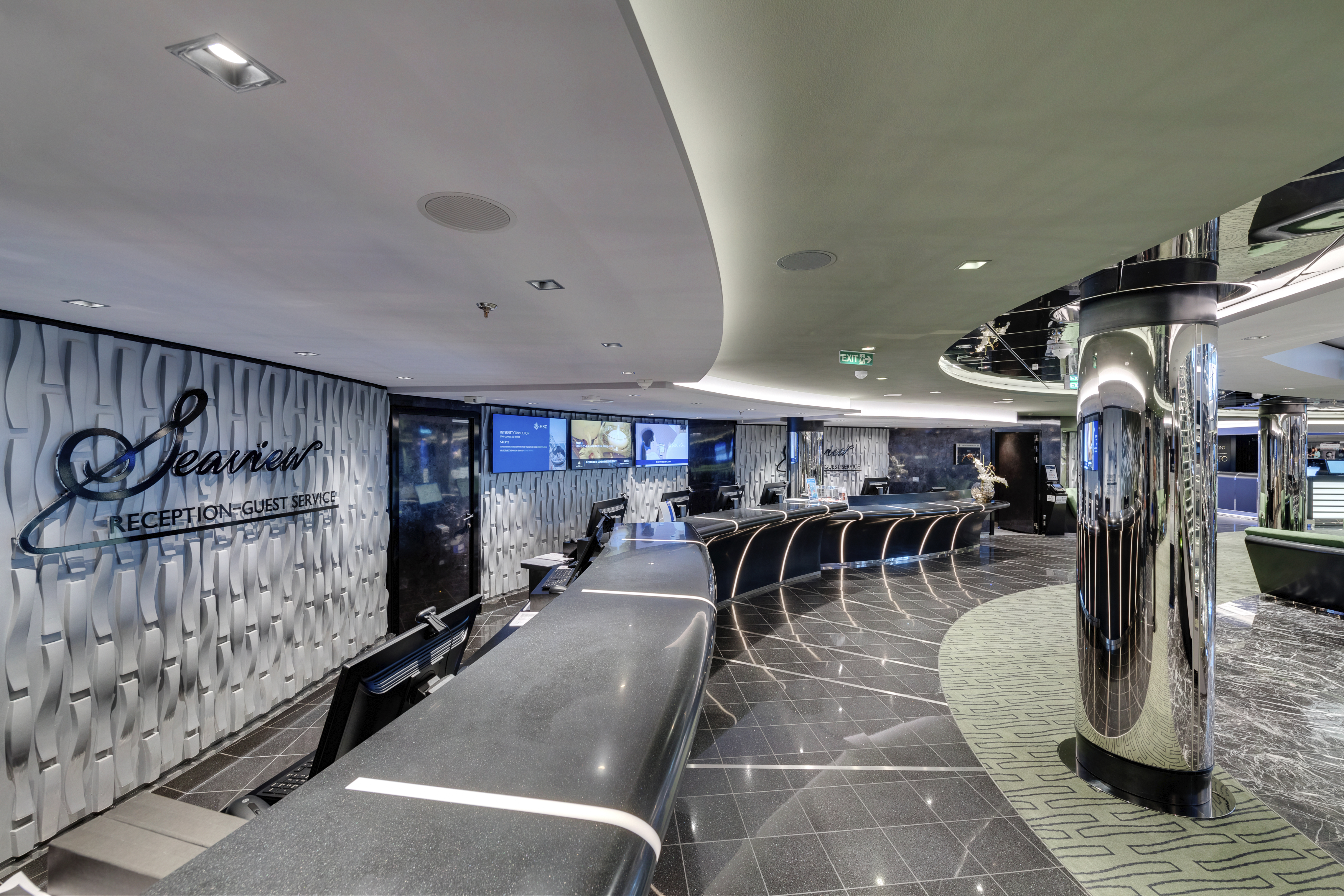 MSC Seaview, atrium - Reception - Guest service