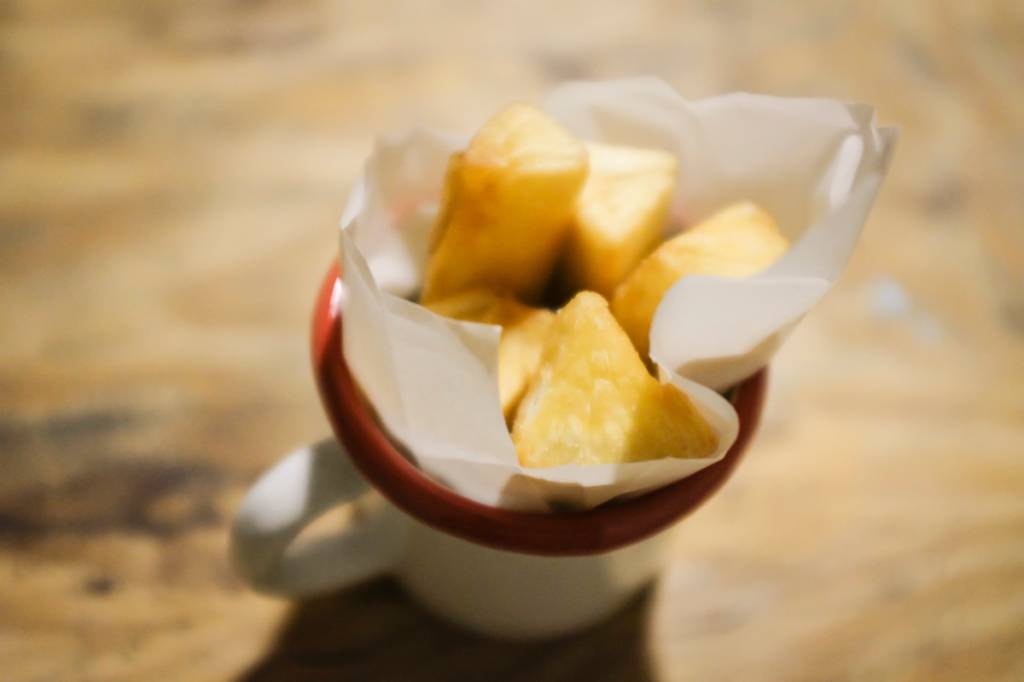 Mandioca frita do Boteco da Dri: sequinha e com gostinho de quero mais