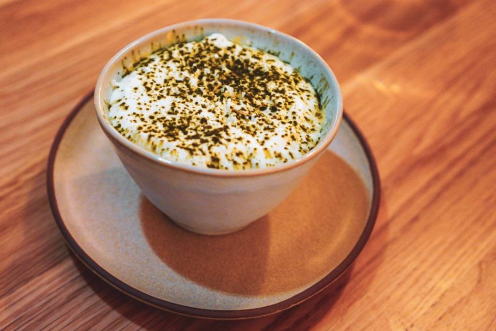 O tiramisù de matcha: o gosto de creme de leite sobressai