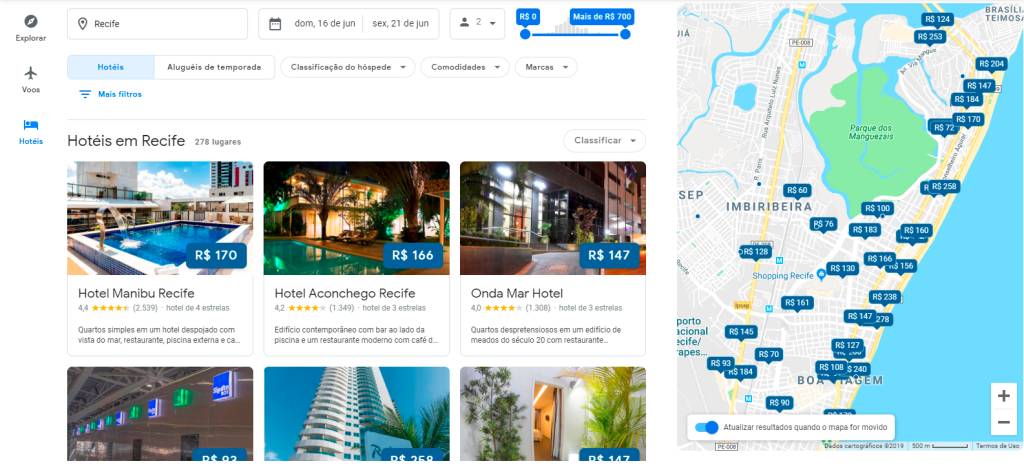 Google Travel Hotel