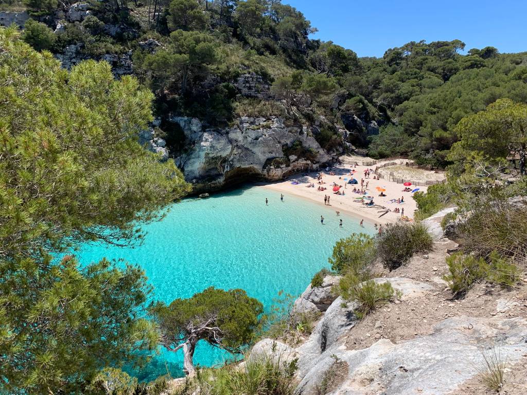 Nenhum filtro é capaz de superar a cor do mar (natural) de Menorca