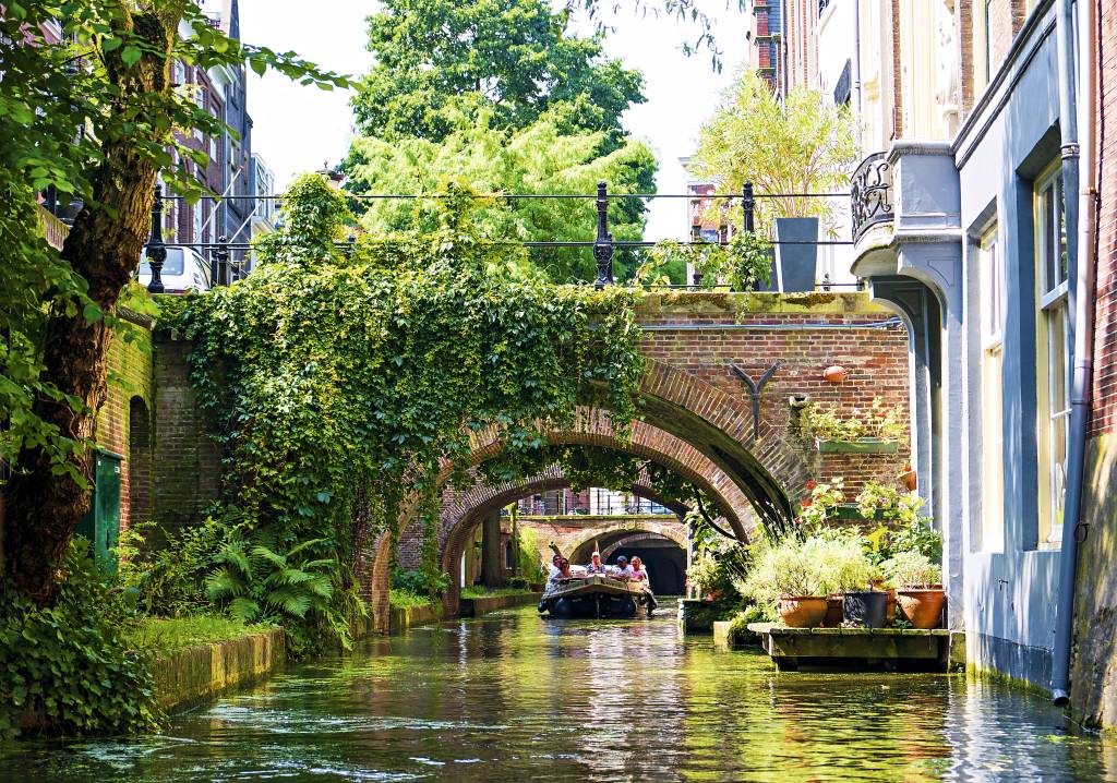 Um passeio pelos canais de Utrecht. Crédito: