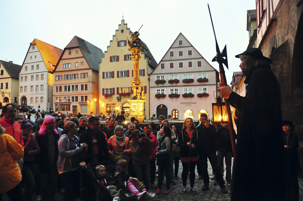 Tour com o guarda em Rothenburg ob der Tauber, Alemanha