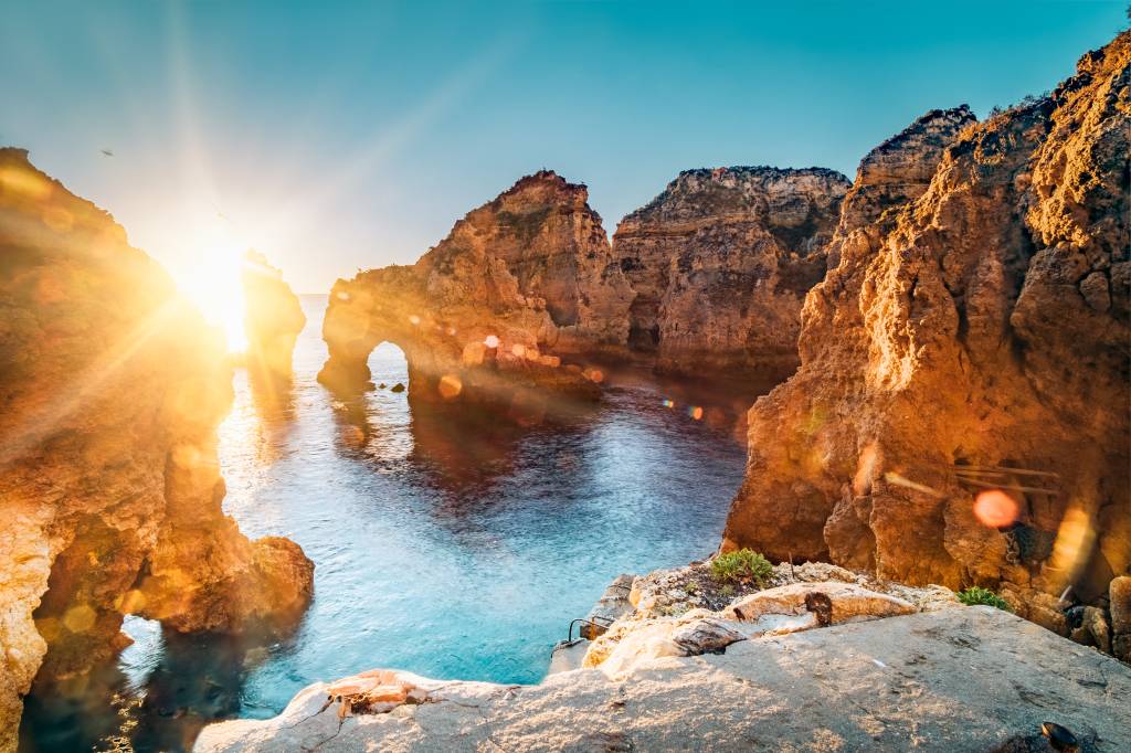 Ponta da Piedade, Algarve. Crédito: