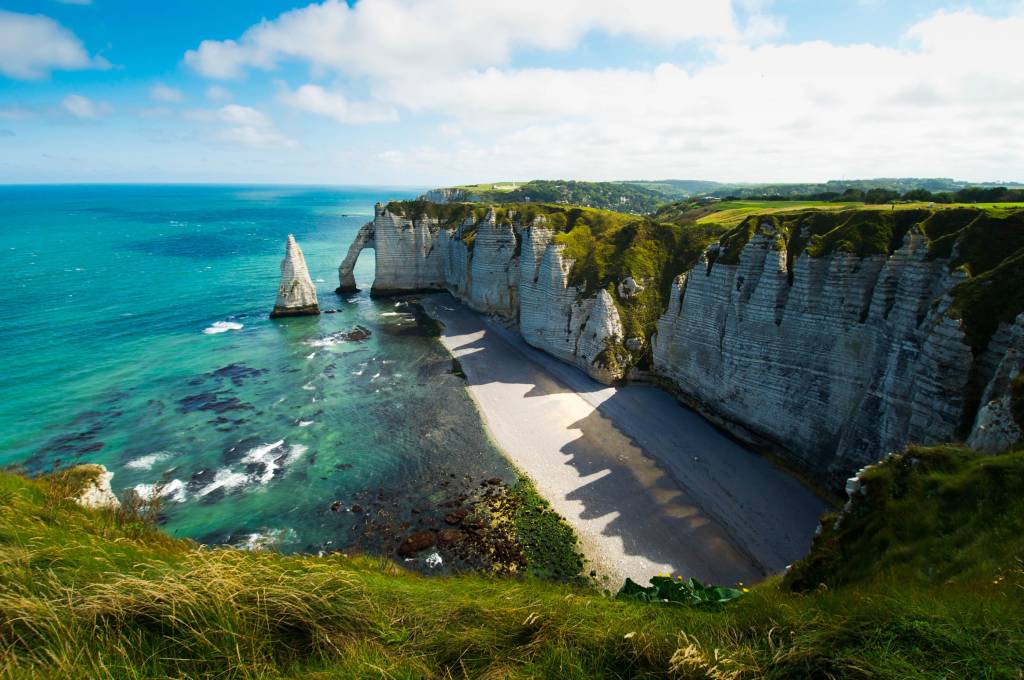 Étretat, Normandia, França Étretat, Normandia, França