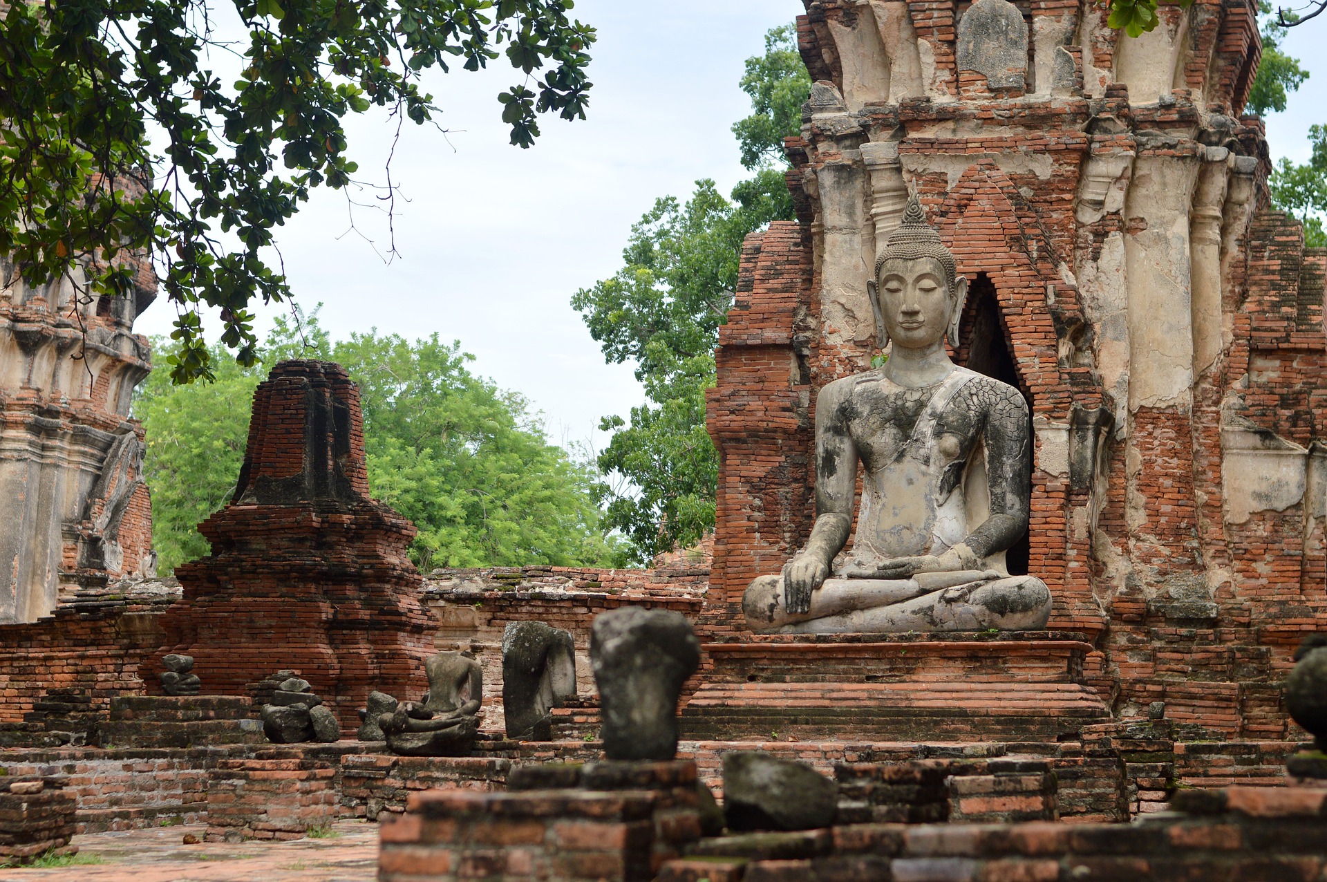 Ruínas de Ayutthaya