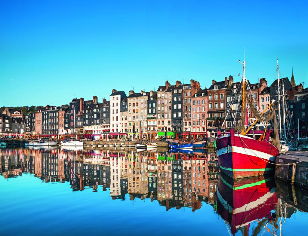 Honfleur, Normandia, França Honfleur, Normandia, França