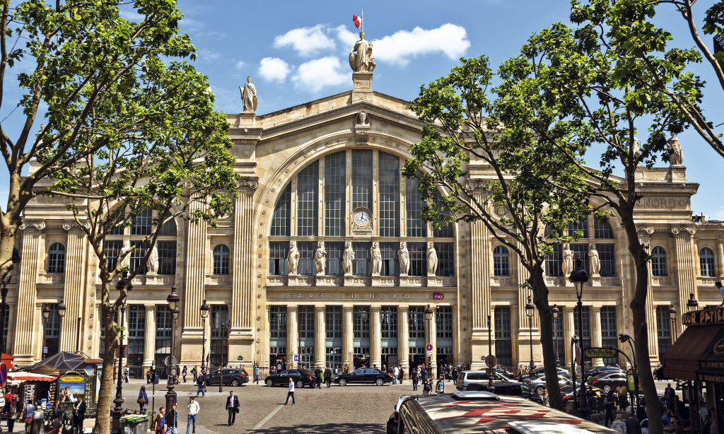 Estação de trem Gare du Nord, em Paris