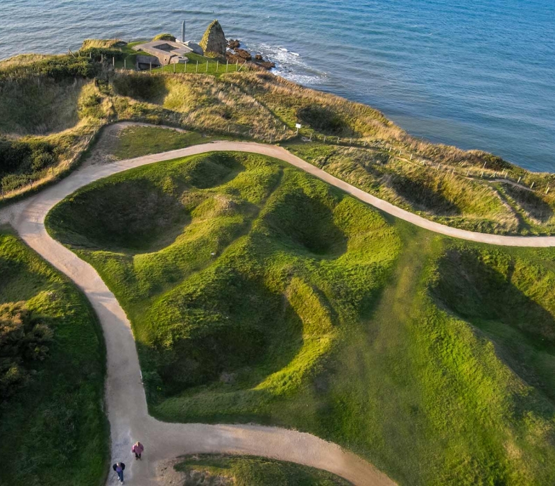 Pointe du Hoc, Normandia, França Pointe du Hoc, Normandia, França