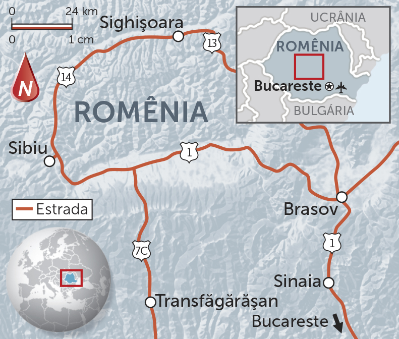 Mapa Transilvânia, Romênia Mapa Transilvânia, Romênia