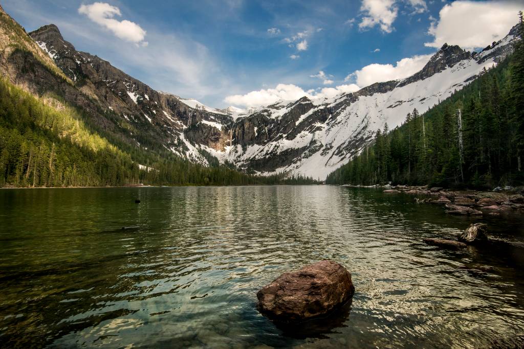 Avalanche Lake, no Glacier National Park