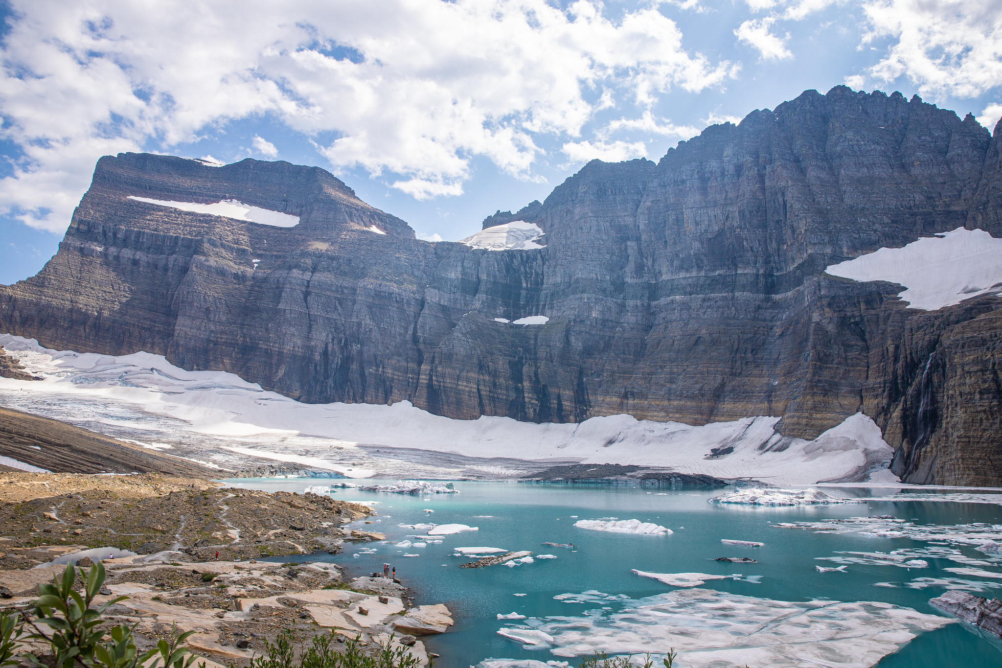 Vista geral do Glacier National Park