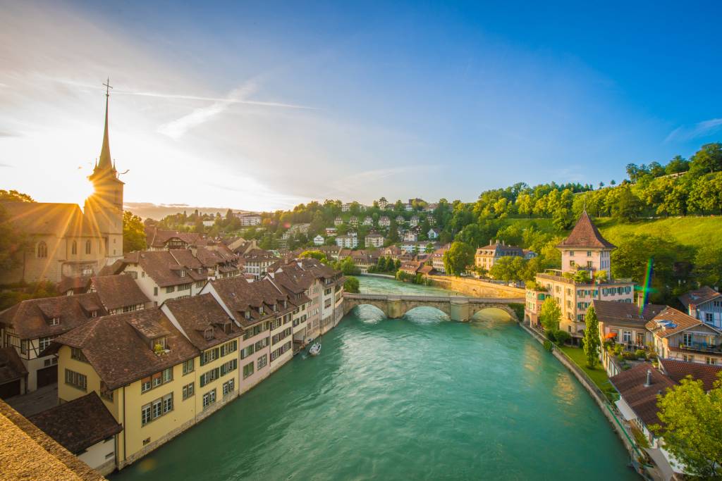 Berna, a capital da Suíça, lidera o ranking das melhores cidades do mundo. Crédito:
