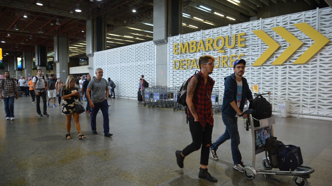 Aeroporto de Cumbica, em Guarulhos
