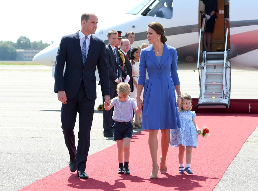Príncipe William e duquesa Kate Middleton com os filhos Príncipe William e duquesa Kate Middleton com os filhos