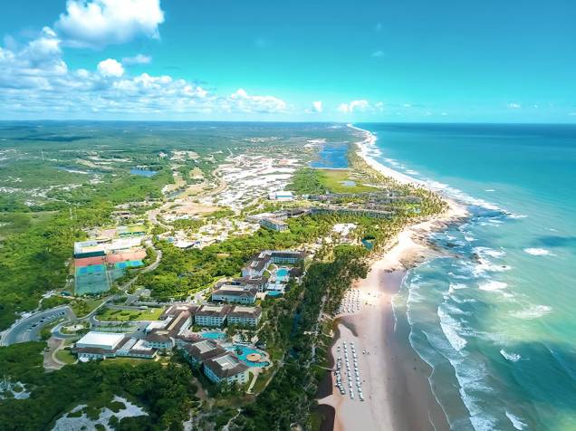 Vista aérea do Costa do Sauípe
