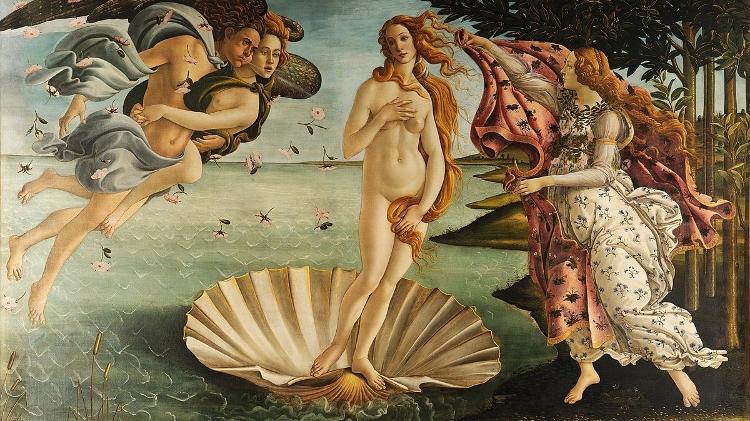 “O nascimento de Vênus”, de Sandro Botticelli