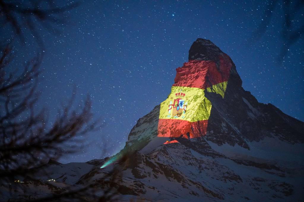 Projeção Monte Matterhorn – Coronavírus Projeção Monte Matterhorn – Coronavírus